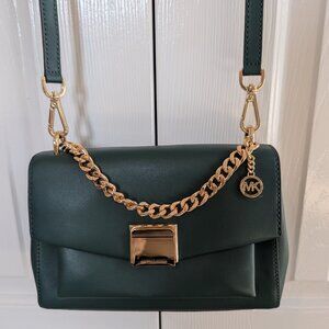 Green Michael Kors Crossbody Purse